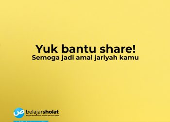 poster cara mengangkat tangak ketika sholat