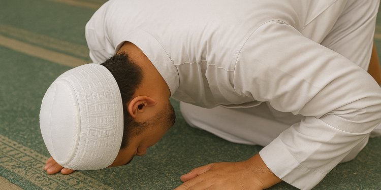 Sujud Seperti Anjing Menempelkan Lengan Ke Lantai