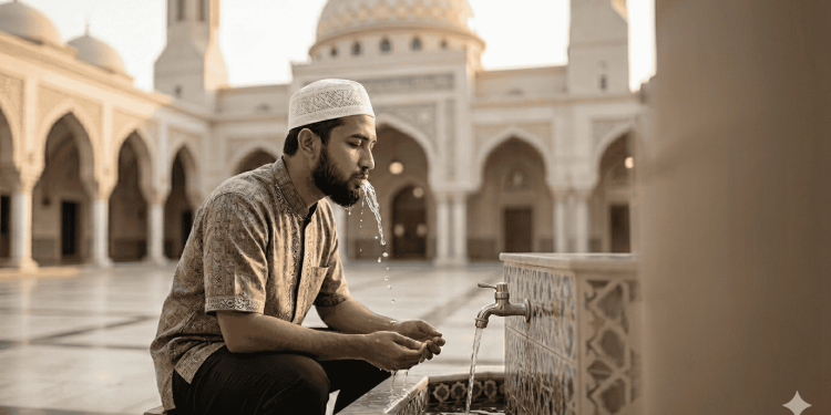 Hukum Berkumur saat Wudhu ketika Puasa